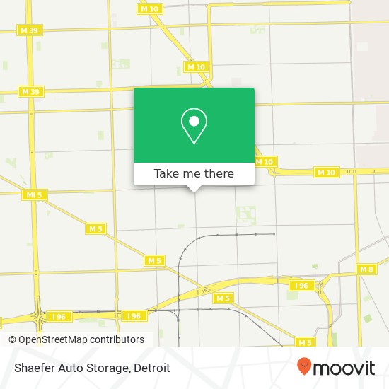 Shaefer Auto Storage map