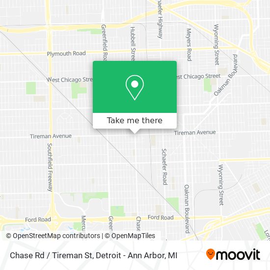 Mapa de Chase Rd / Tireman St