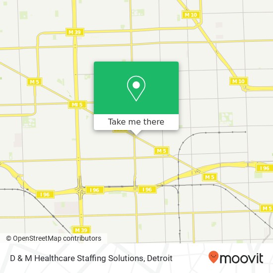 Mapa de D & M Healthcare Staffing Solutions