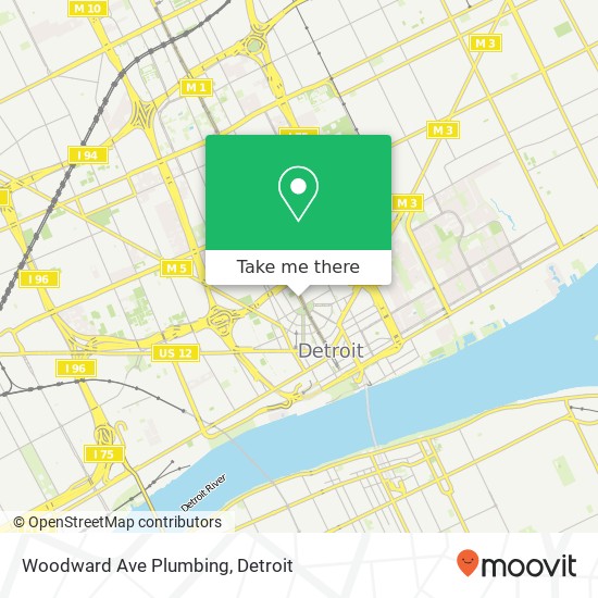 Mapa de Woodward Ave Plumbing