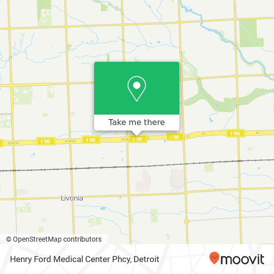 Mapa de Henry Ford Medical Center Phcy