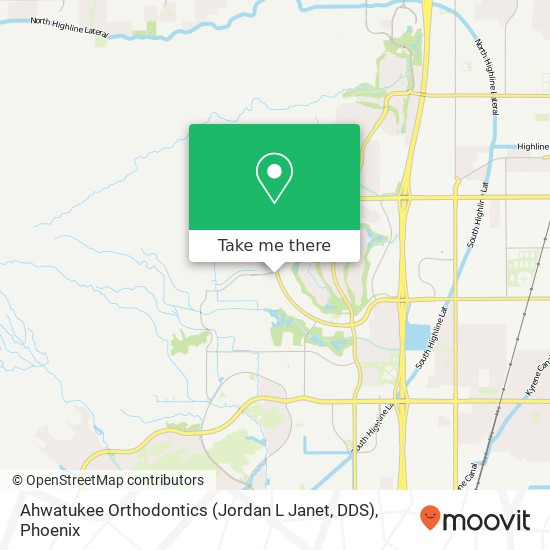 Mapa de Ahwatukee Orthodontics (Jordan L Janet, DDS)