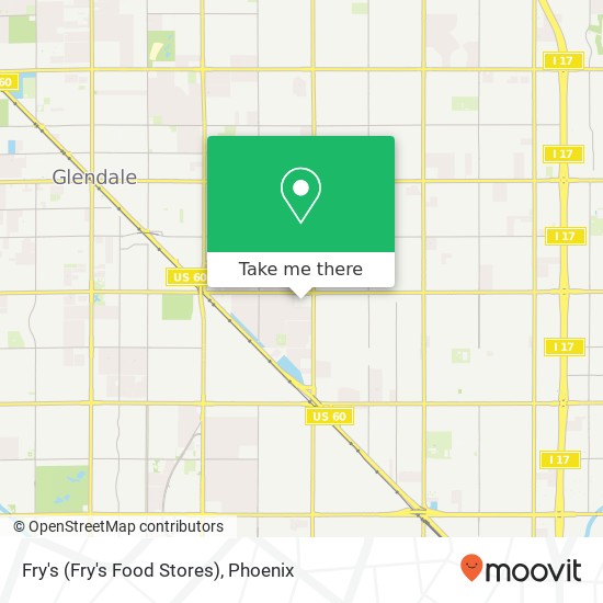 Mapa de Fry's (Fry's Food Stores)