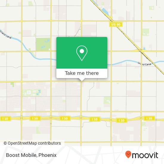 Boost Mobile map