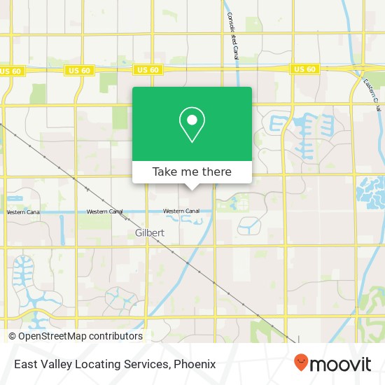 East Valley Locating Services map