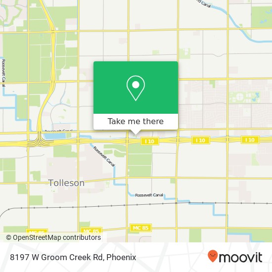 8197 W Groom Creek Rd map