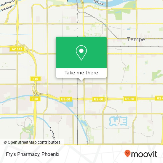 Mapa de Fry's Pharmacy