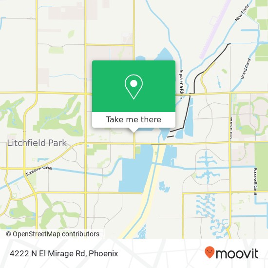 Mapa de 4222 N El Mirage Rd