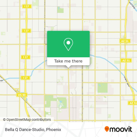 Bella Q Dance-Studio map