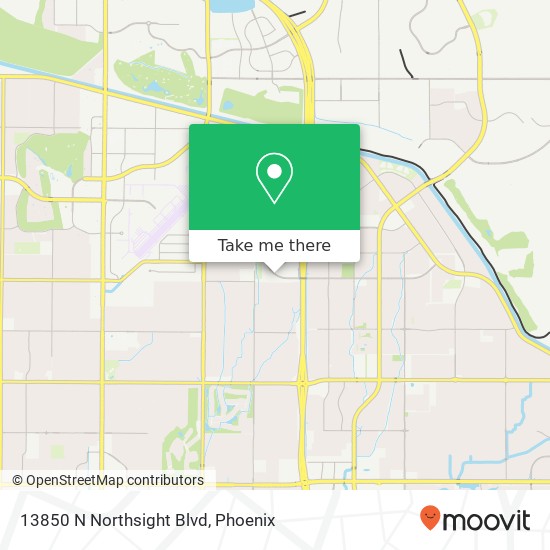 Mapa de 13850 N Northsight Blvd