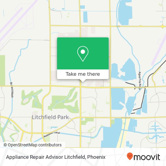 Appliance Repair Advisor Litchfield map