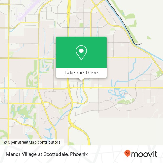 Manor Village at Scottsdale map