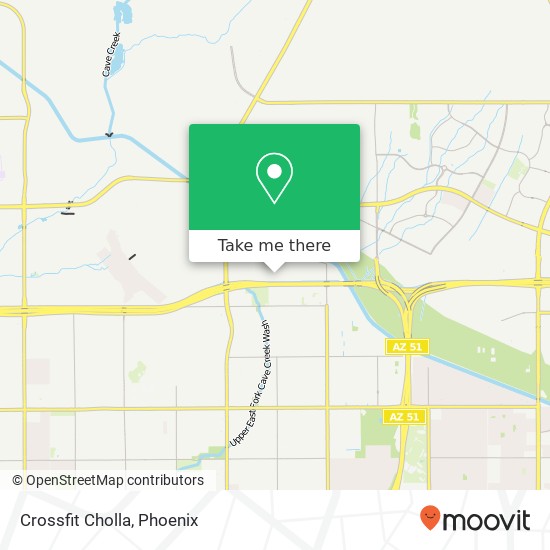 Crossfit Cholla map