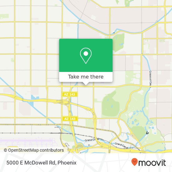 5000 E McDowell Rd map