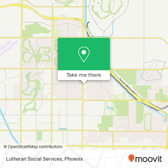 Lutheran Social Services map