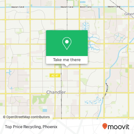 Top Price Recycling map
