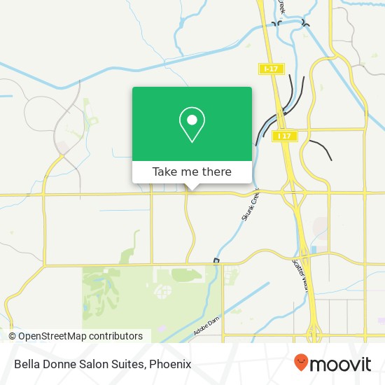 Bella Donne Salon Suites map