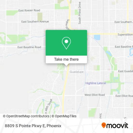 8809 S Pointe Pkwy E map