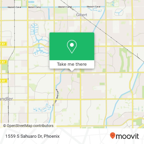 1559 S Sahuaro Dr map