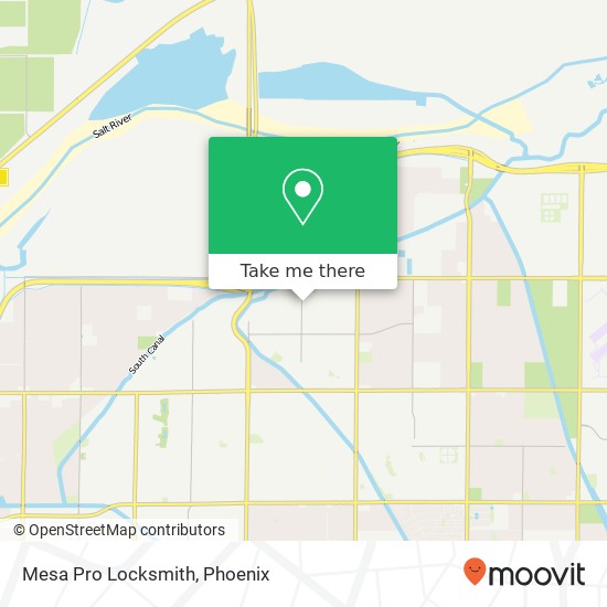 Mesa Pro Locksmith map