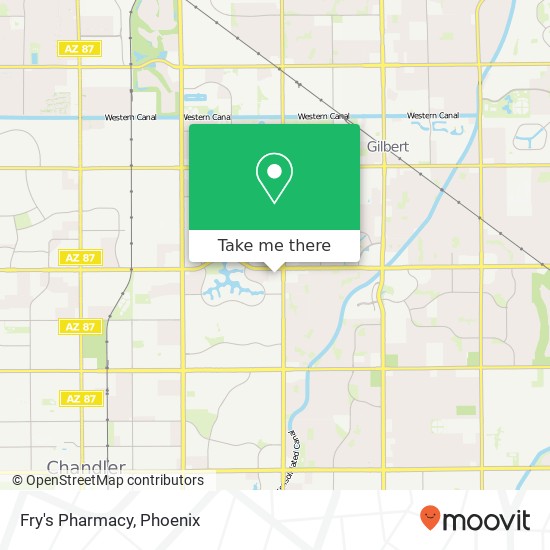 Fry's Pharmacy map