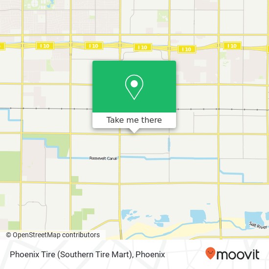 Phoenix Tire (Southern Tire Mart) map