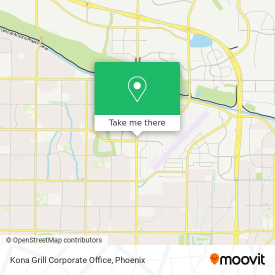 Kona Grill Corporate Office map