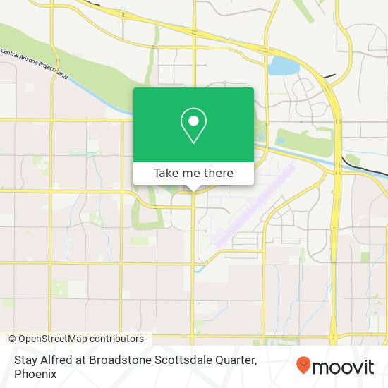 Mapa de Stay Alfred at Broadstone Scottsdale Quarter