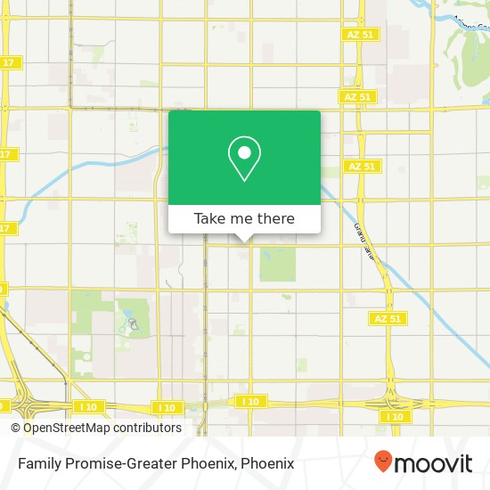 Family Promise-Greater Phoenix map