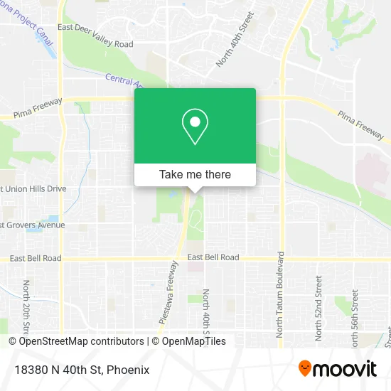 18380 N 40th St map