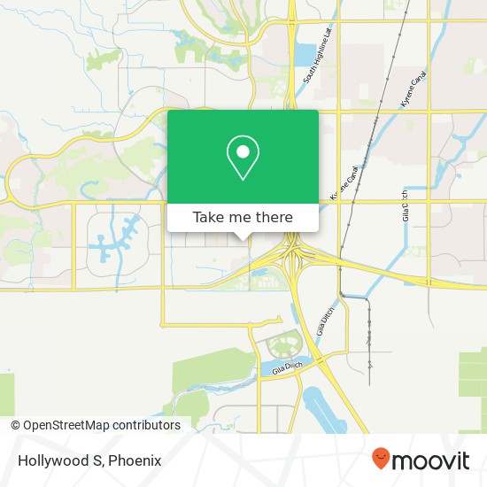 Hollywood S map