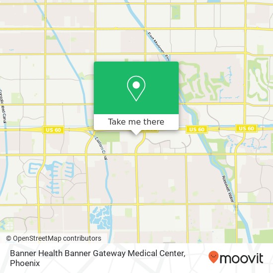 Banner Health Banner Gateway Medical Center map