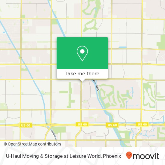 Mapa de U-Haul Moving & Storage at Leisure World
