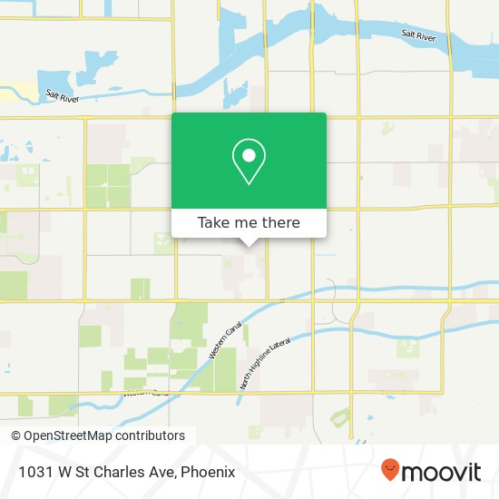 Mapa de 1031 W St Charles Ave