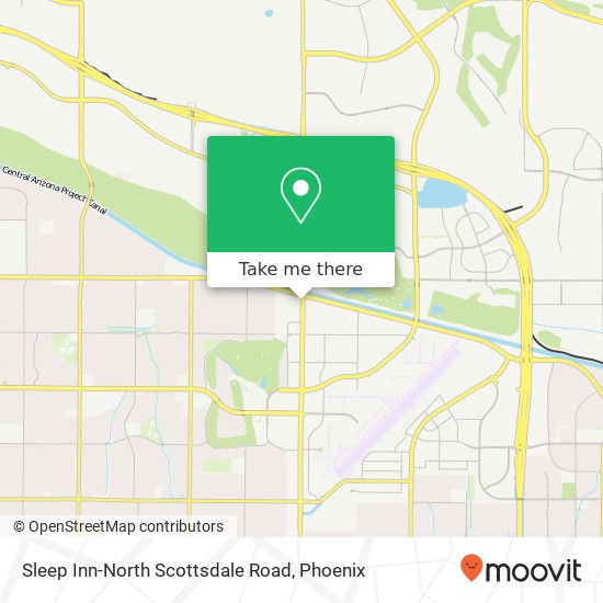 Mapa de Sleep Inn-North Scottsdale Road