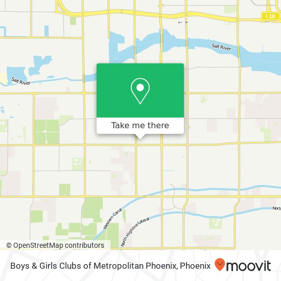 Mapa de Boys & Girls Clubs of Metropolitan Phoenix
