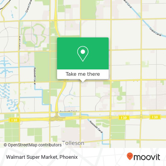 Walmart Super Market map