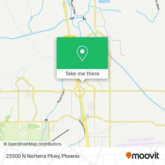 Mapa de 25500 N Norterra Pkwy