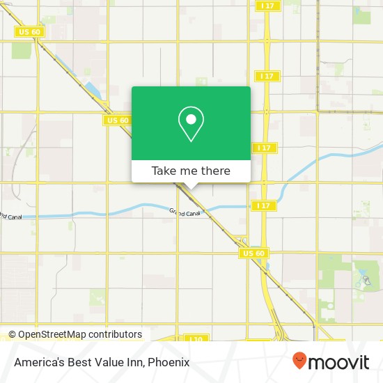 America's Best Value Inn map