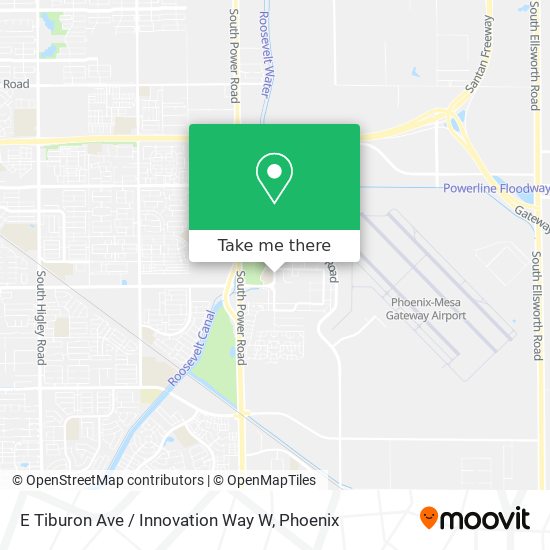 Mapa de E Tiburon Ave / Innovation Way W