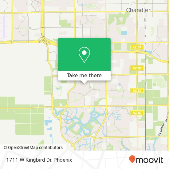 1711 W Kingbird Dr map