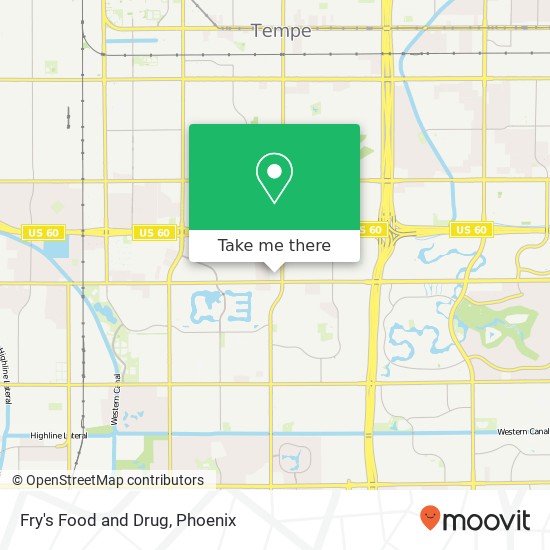 Fry's Food and Drug map