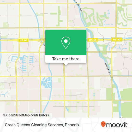 Green Queens Cleaning Services map