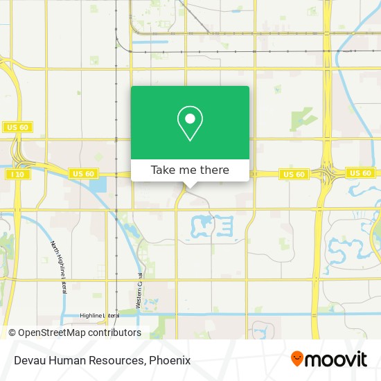 Devau Human Resources map