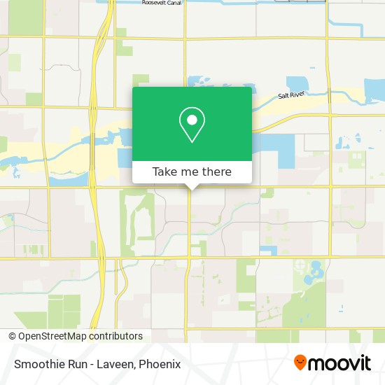 Smoothie Run - Laveen map