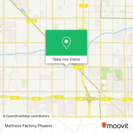 Mattress Factory map