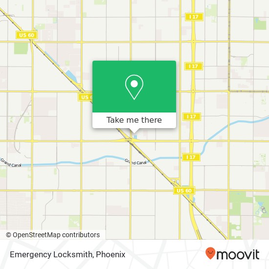 Emergency Locksmith map