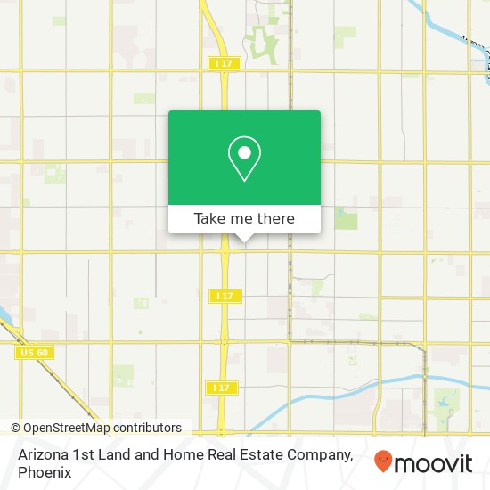 Arizona 1st Land and Home Real Estate Company map
