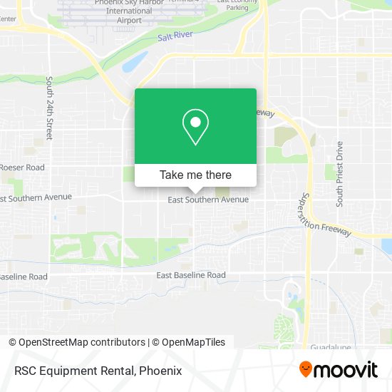 RSC Equipment Rental map
