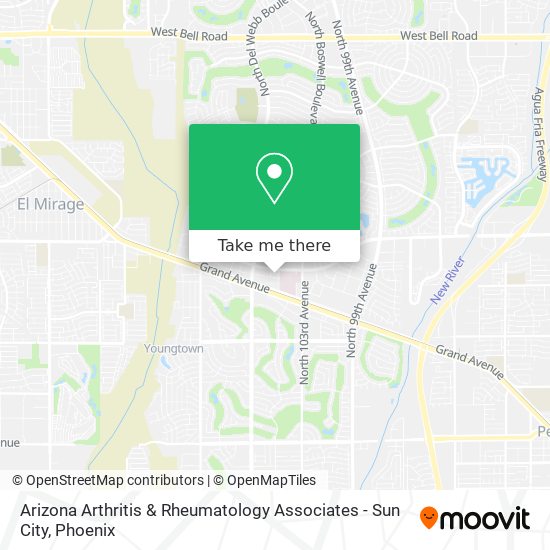 Arizona Arthritis & Rheumatology Associates - Sun City map